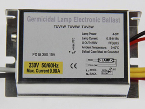 UV ballast 15W, 120V